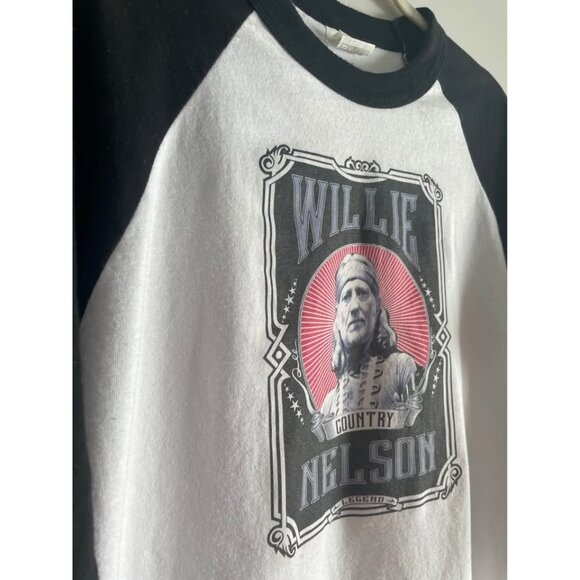 Willie Nelson Shirt, Men’s L Baseball-Style - Picture 1 of 8